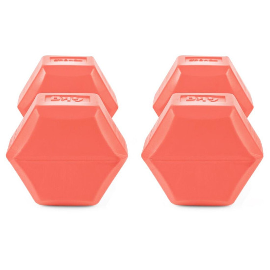 Spokey Βαράκια σετ Monster II Cement Dumbbells 2x4 kg